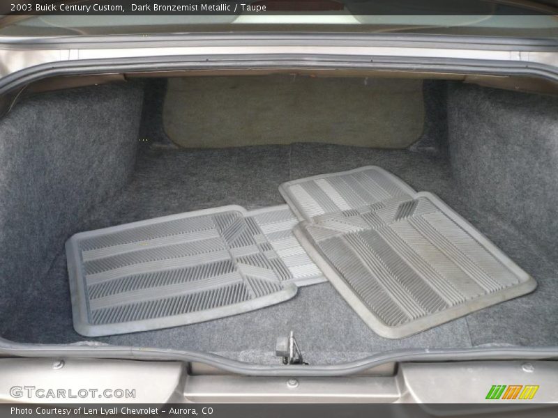 Dark Bronzemist Metallic / Taupe 2003 Buick Century Custom