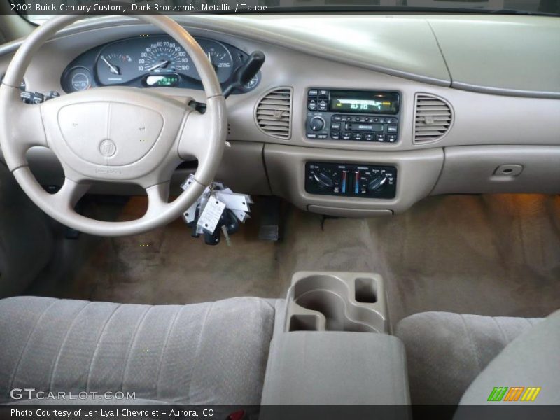 Dark Bronzemist Metallic / Taupe 2003 Buick Century Custom