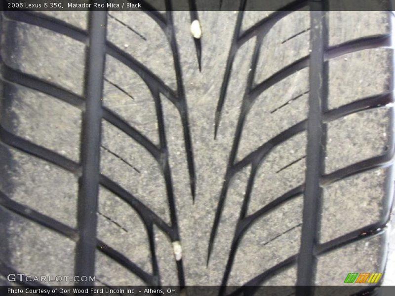 Matador Red Mica / Black 2006 Lexus IS 350