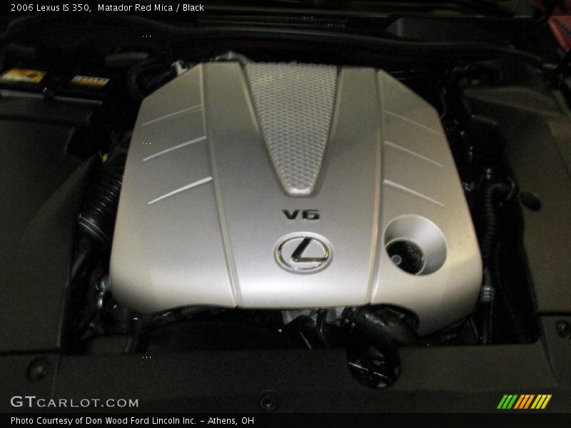 Matador Red Mica / Black 2006 Lexus IS 350