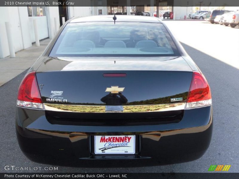 Black / Gray 2010 Chevrolet Impala LS