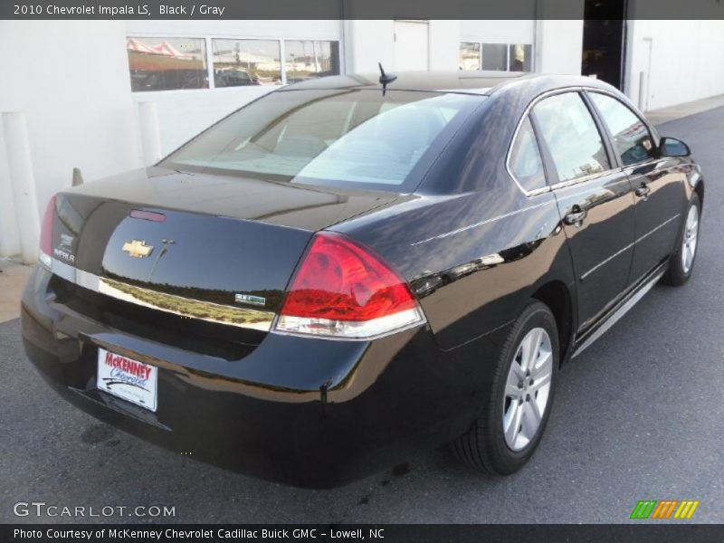 Black / Gray 2010 Chevrolet Impala LS