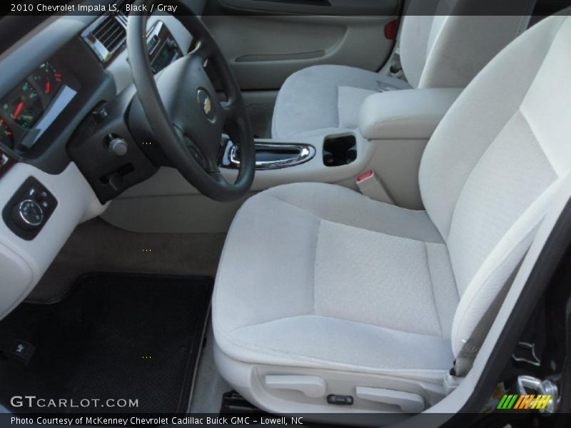 Black / Gray 2010 Chevrolet Impala LS