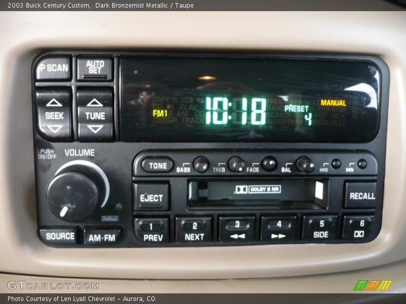 Dark Bronzemist Metallic / Taupe 2003 Buick Century Custom