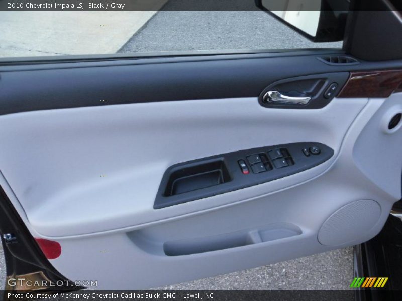 Black / Gray 2010 Chevrolet Impala LS