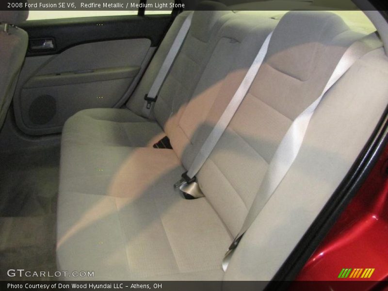 Redfire Metallic / Medium Light Stone 2008 Ford Fusion SE V6