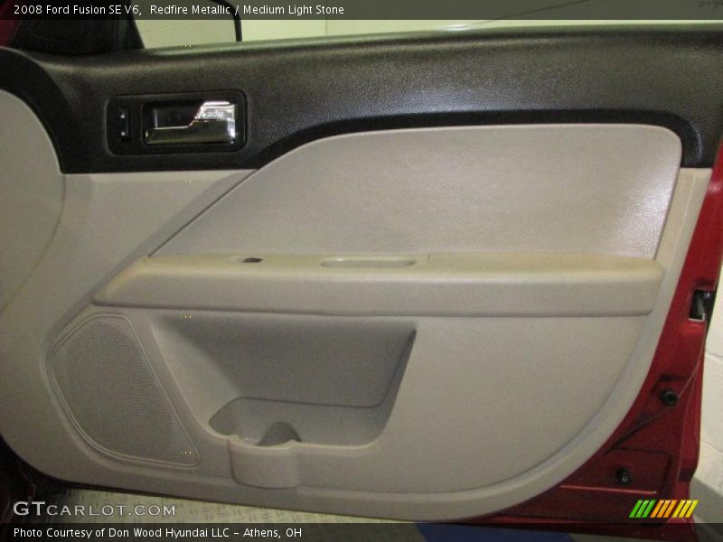 Redfire Metallic / Medium Light Stone 2008 Ford Fusion SE V6