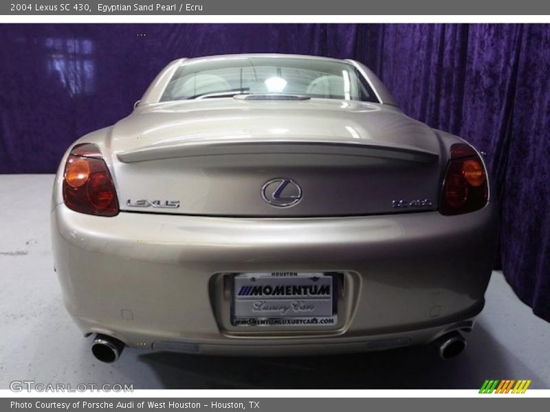 Egyptian Sand Pearl / Ecru 2004 Lexus SC 430