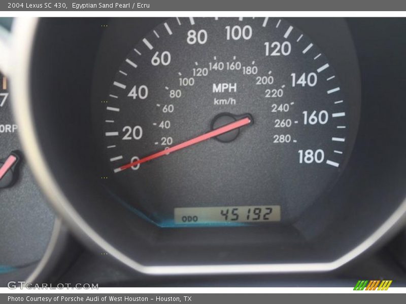 Egyptian Sand Pearl / Ecru 2004 Lexus SC 430