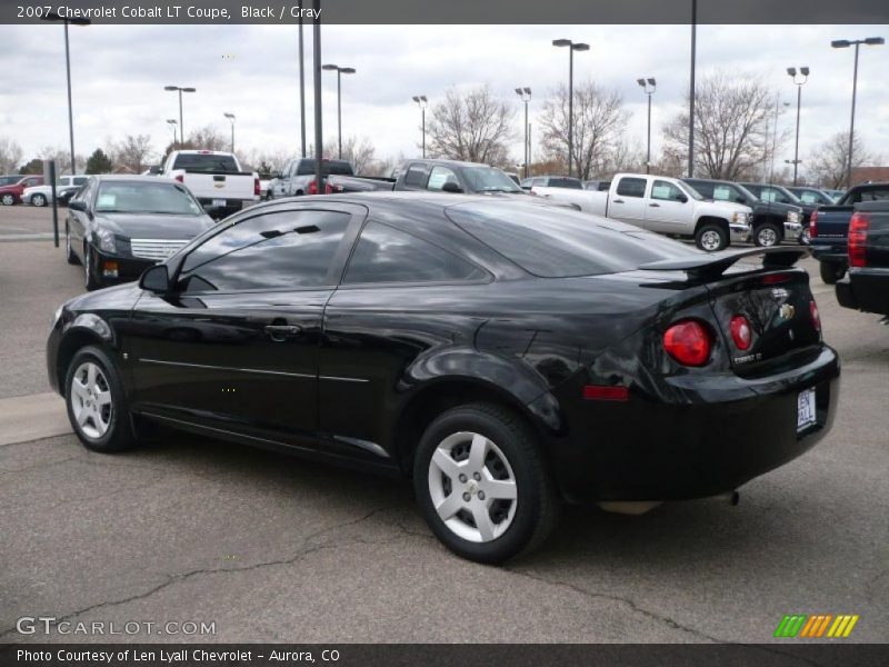 Black / Gray 2007 Chevrolet Cobalt LT Coupe