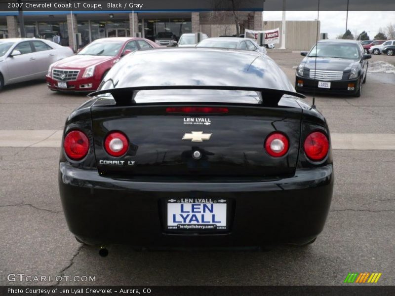 Black / Gray 2007 Chevrolet Cobalt LT Coupe