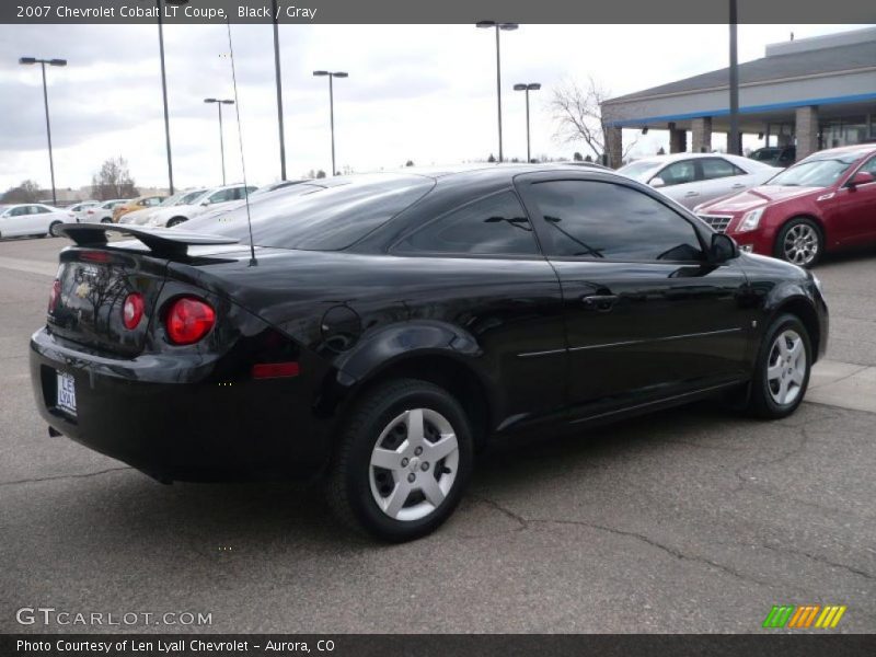 Black / Gray 2007 Chevrolet Cobalt LT Coupe