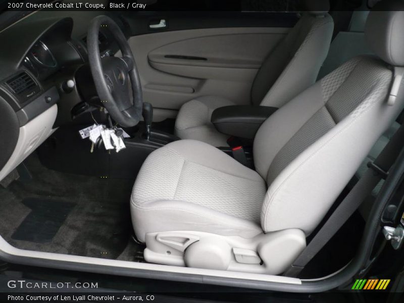 Black / Gray 2007 Chevrolet Cobalt LT Coupe