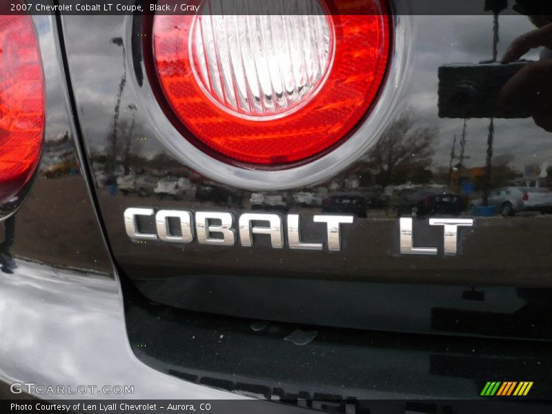 Black / Gray 2007 Chevrolet Cobalt LT Coupe
