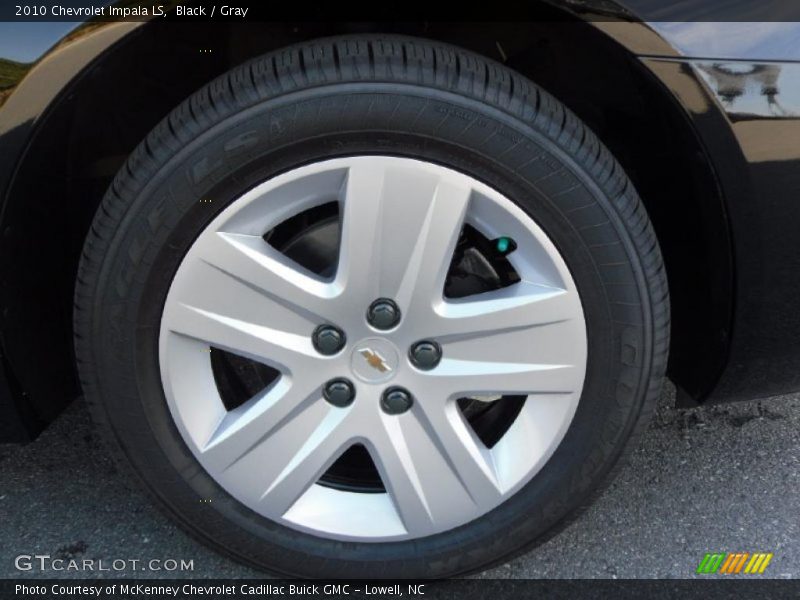 Black / Gray 2010 Chevrolet Impala LS