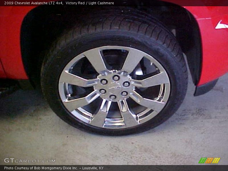 Victory Red / Light Cashmere 2009 Chevrolet Avalanche LTZ 4x4