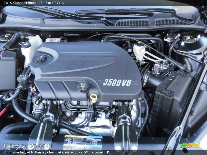 Black / Gray 2010 Chevrolet Impala LS