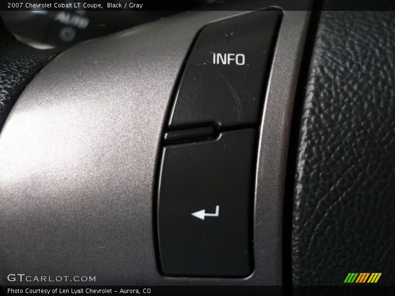 Black / Gray 2007 Chevrolet Cobalt LT Coupe