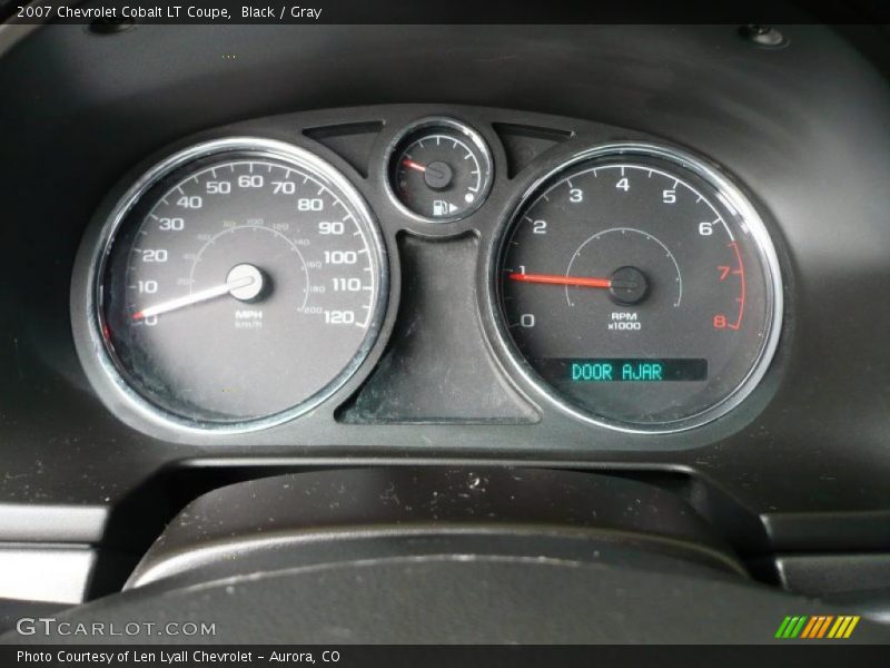 Black / Gray 2007 Chevrolet Cobalt LT Coupe