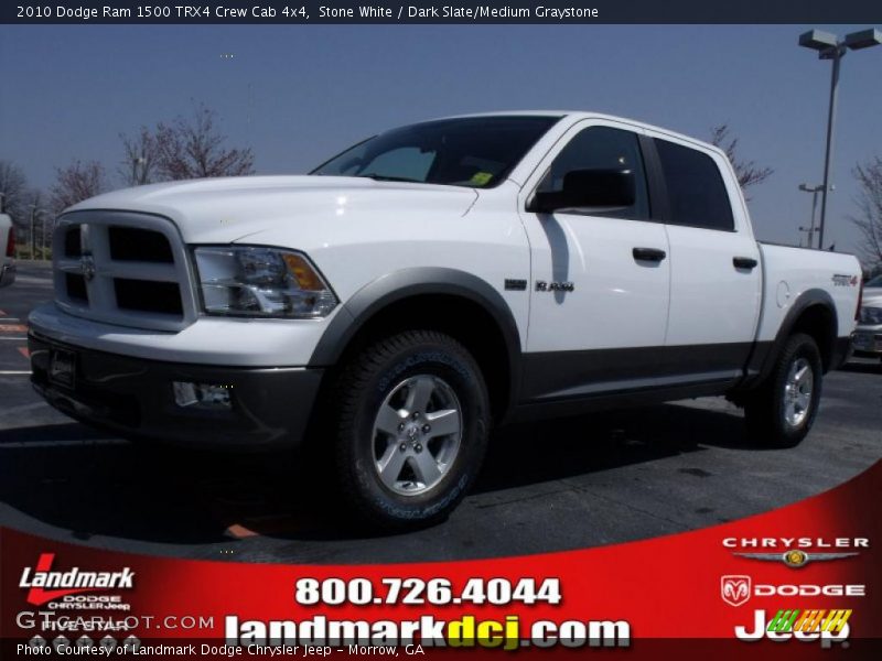 Stone White / Dark Slate/Medium Graystone 2010 Dodge Ram 1500 TRX4 Crew Cab 4x4