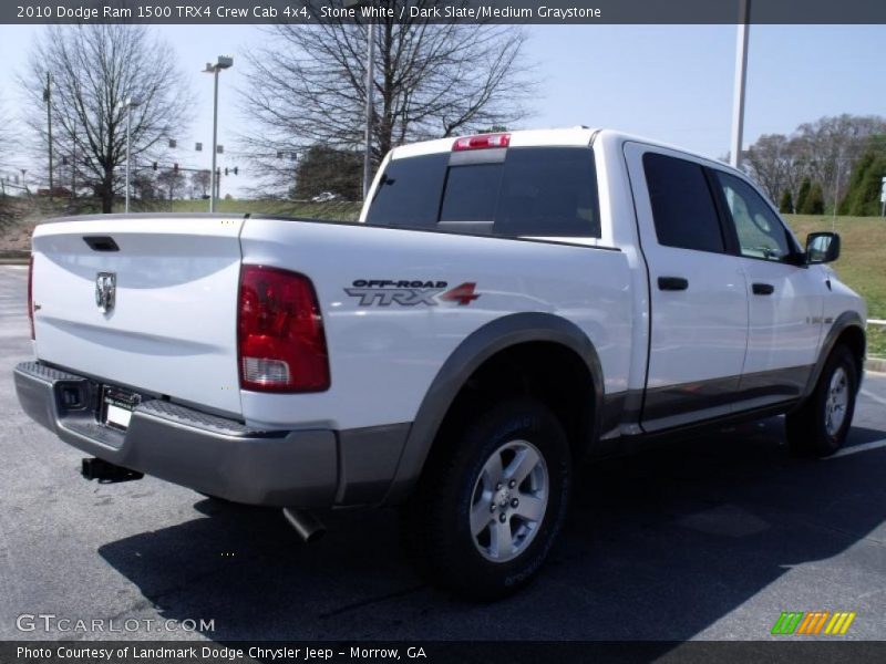 Stone White / Dark Slate/Medium Graystone 2010 Dodge Ram 1500 TRX4 Crew Cab 4x4