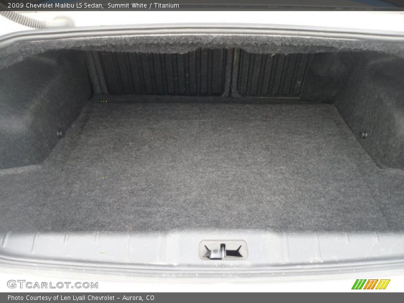 Summit White / Titanium 2009 Chevrolet Malibu LS Sedan