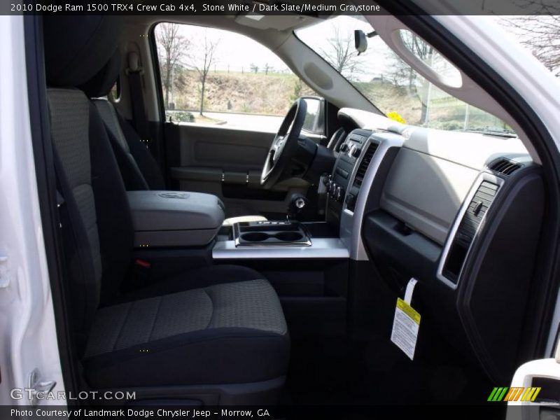 Stone White / Dark Slate/Medium Graystone 2010 Dodge Ram 1500 TRX4 Crew Cab 4x4