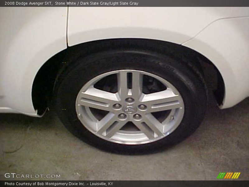 Stone White / Dark Slate Gray/Light Slate Gray 2008 Dodge Avenger SXT