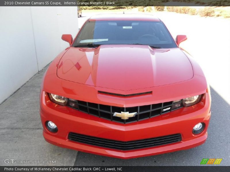 Inferno Orange Metallic / Black 2010 Chevrolet Camaro SS Coupe