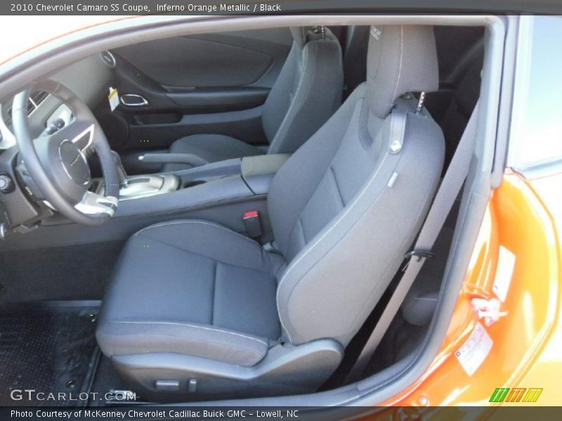 Inferno Orange Metallic / Black 2010 Chevrolet Camaro SS Coupe
