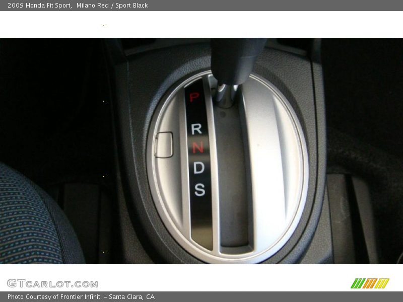 Milano Red / Sport Black 2009 Honda Fit Sport