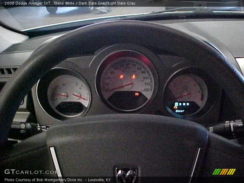 Stone White / Dark Slate Gray/Light Slate Gray 2008 Dodge Avenger SXT