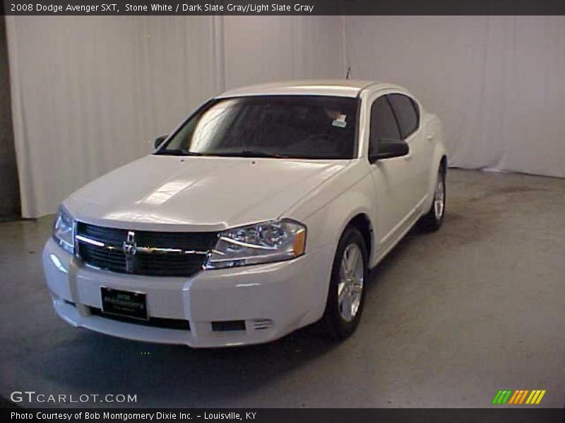 Stone White / Dark Slate Gray/Light Slate Gray 2008 Dodge Avenger SXT