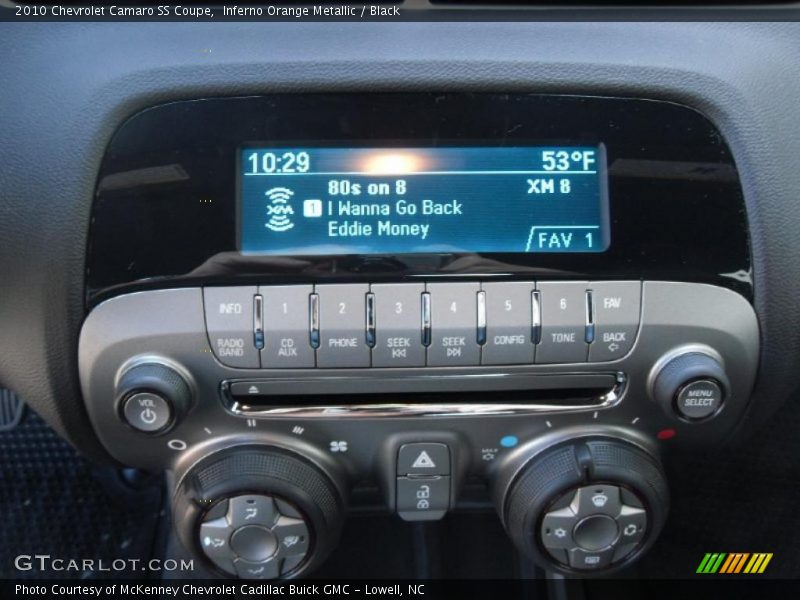 Inferno Orange Metallic / Black 2010 Chevrolet Camaro SS Coupe