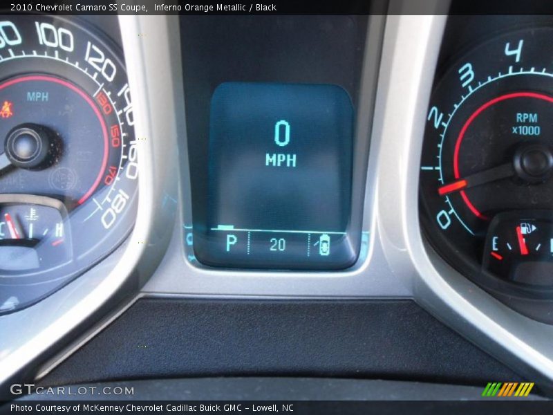 Inferno Orange Metallic / Black 2010 Chevrolet Camaro SS Coupe