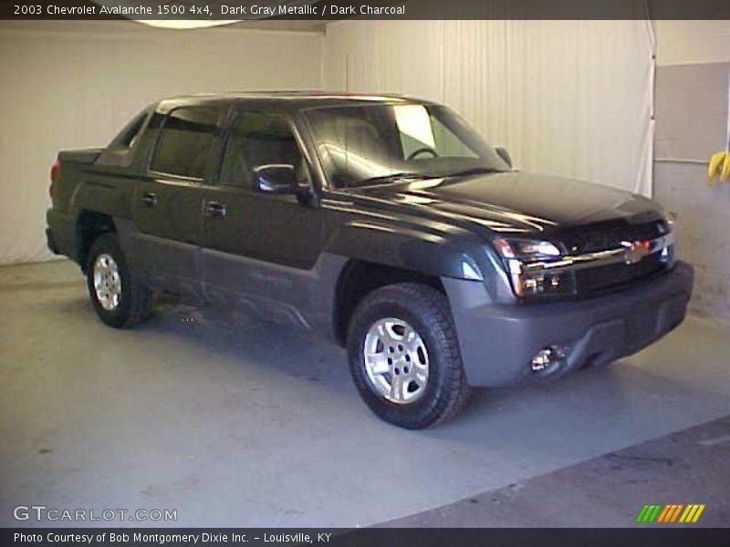 Dark Gray Metallic / Dark Charcoal 2003 Chevrolet Avalanche 1500 4x4