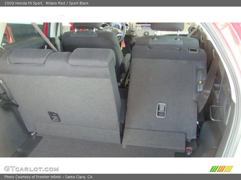 Milano Red / Sport Black 2009 Honda Fit Sport