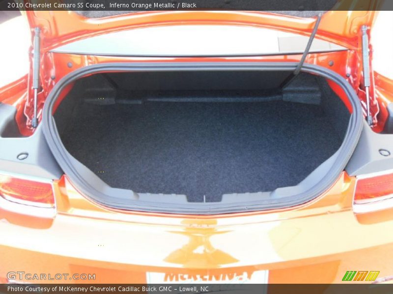 Inferno Orange Metallic / Black 2010 Chevrolet Camaro SS Coupe