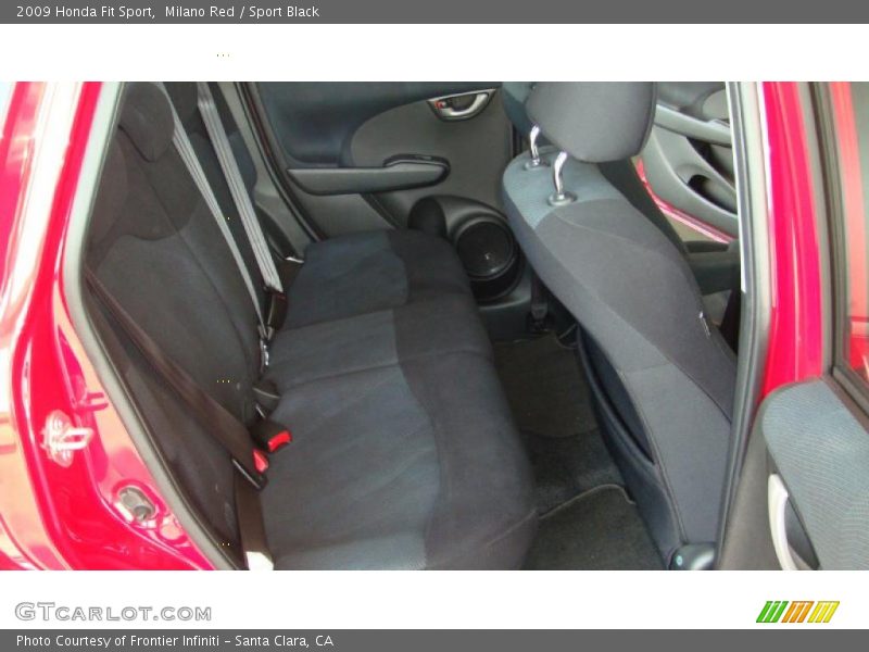 Milano Red / Sport Black 2009 Honda Fit Sport