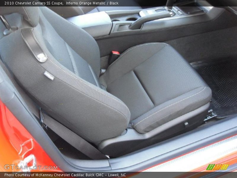 Inferno Orange Metallic / Black 2010 Chevrolet Camaro SS Coupe