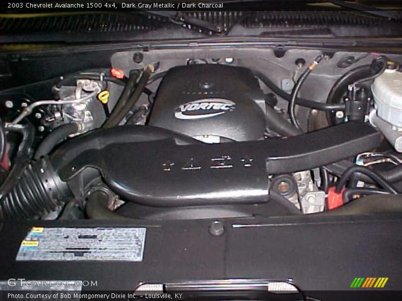 Dark Gray Metallic / Dark Charcoal 2003 Chevrolet Avalanche 1500 4x4
