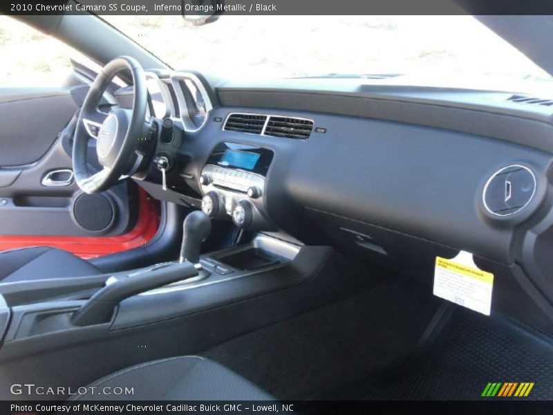 Inferno Orange Metallic / Black 2010 Chevrolet Camaro SS Coupe