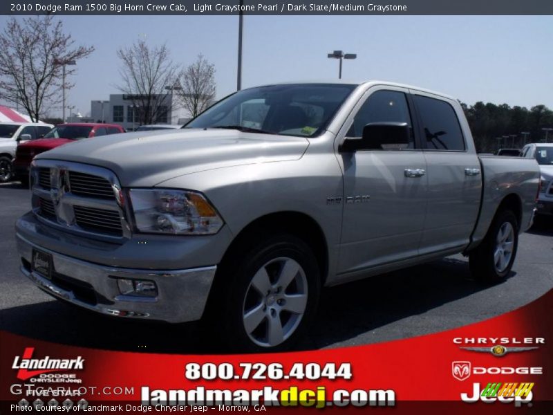 Light Graystone Pearl / Dark Slate/Medium Graystone 2010 Dodge Ram 1500 Big Horn Crew Cab