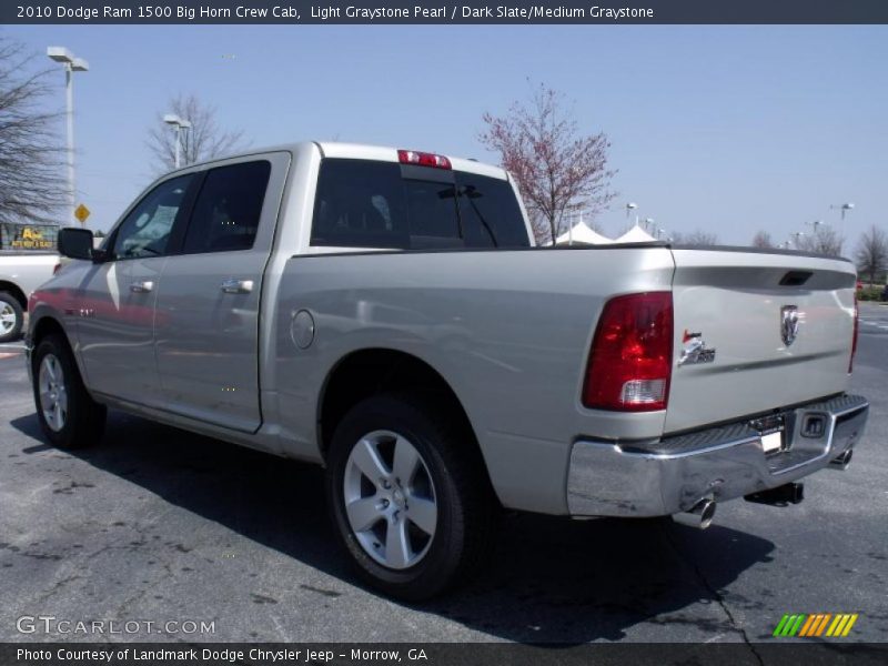 Light Graystone Pearl / Dark Slate/Medium Graystone 2010 Dodge Ram 1500 Big Horn Crew Cab