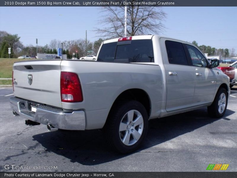 Light Graystone Pearl / Dark Slate/Medium Graystone 2010 Dodge Ram 1500 Big Horn Crew Cab