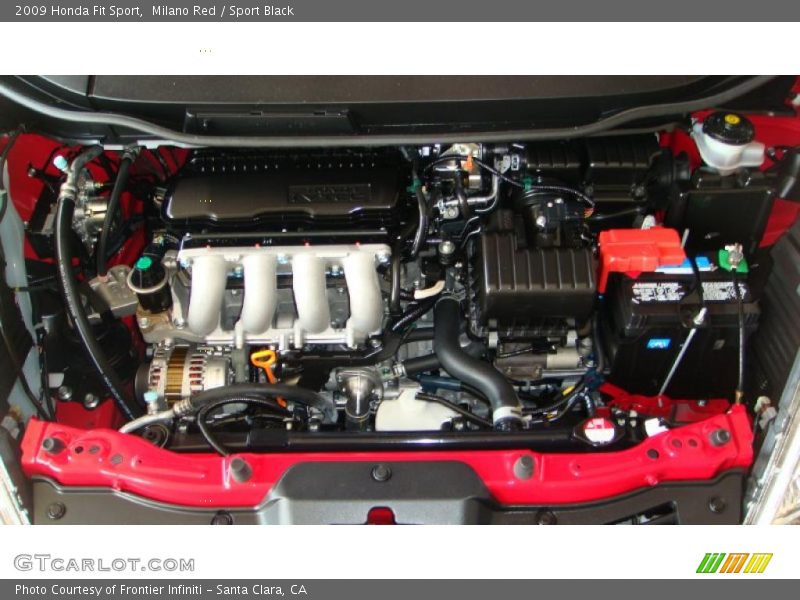Milano Red / Sport Black 2009 Honda Fit Sport