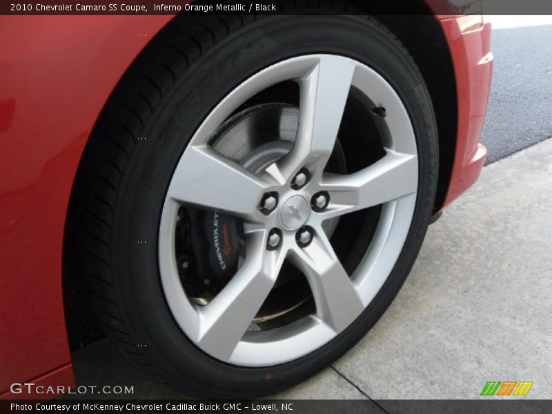 Inferno Orange Metallic / Black 2010 Chevrolet Camaro SS Coupe