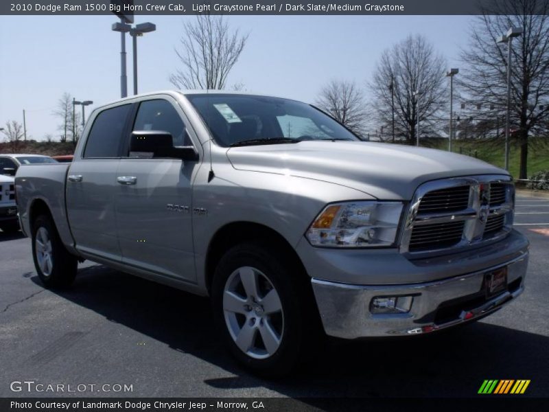 Light Graystone Pearl / Dark Slate/Medium Graystone 2010 Dodge Ram 1500 Big Horn Crew Cab