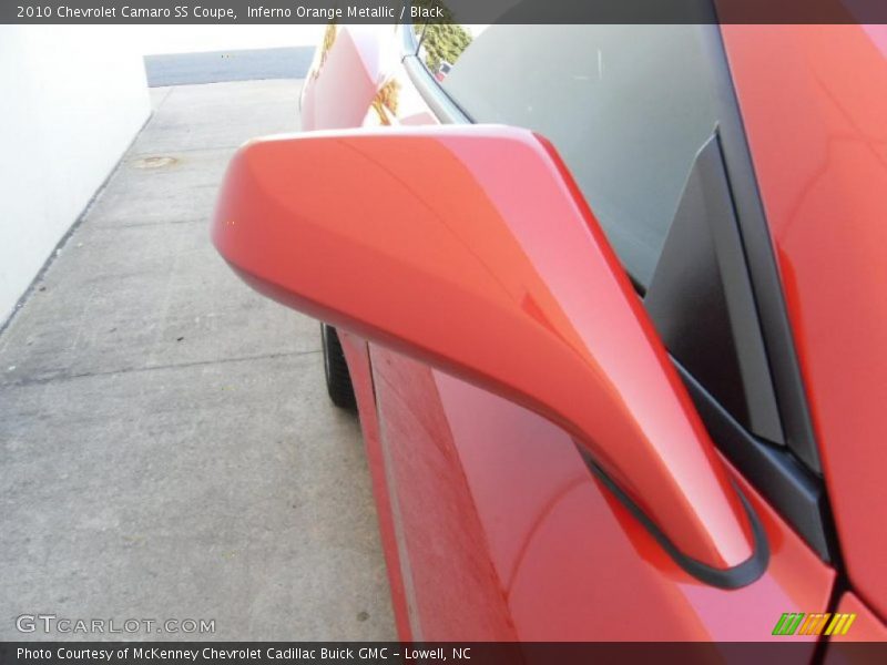 Inferno Orange Metallic / Black 2010 Chevrolet Camaro SS Coupe