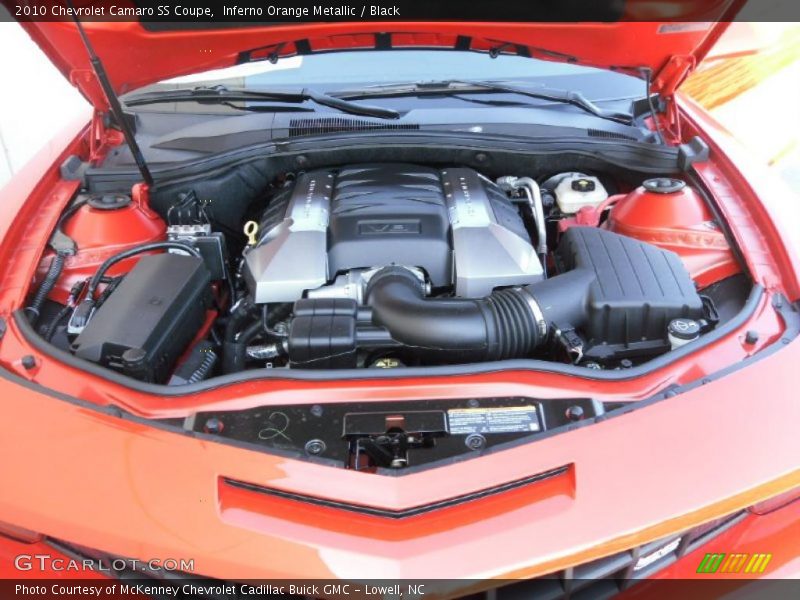 Inferno Orange Metallic / Black 2010 Chevrolet Camaro SS Coupe